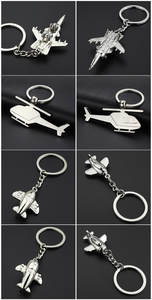Oneway Wholesale Fashion 3D Mini Craft Travel Gift portachiavi per aerei in metallo portachiavi personalizzati per aeroplani 3D - Product Image 6