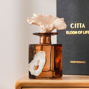Difusor de Aroma para el Hogar de Lujo con Aroma a Café, Ecológico, Sin Parabenos, 180 ml, Cuadrado, Difusor de Aceite Vacío con Cristales para el Hogar - Product Image 5