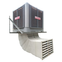 Climatiseurs industriels de systèmes de refroidissement par eau de refroidisseur d'air de circulation d'air 30000m3/h pour le refroidissement d'usine d'entrepôt