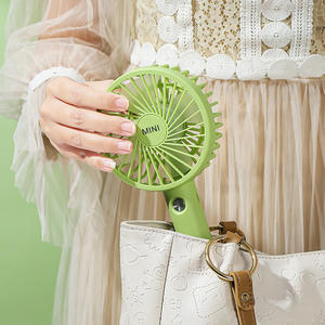 Mini ventilador portátil recargable por USB con diseño plegable para uso en el hogar y el dormitorio - Product Image 1