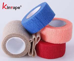 Tự dính bọc vetrap băng dính 2 ''rộng 5 yards Viện trợ đầu tiên đàn hồi thể thao thể thao không dệt Băng thoáng khí - Product Image 6