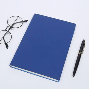 Agenda quotidien en cuir vintage A5, carnet à double couverture avec fermeture élastique, reliure cousue, personnalisable, Bv-Nln70 - Product Image 1