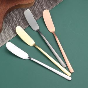 Decorating Knife Cream Scraper 304 Stainless Steel Manufacturers Tableware Jam Cheese Knife Long Handle Butter Knife - Product Image 3