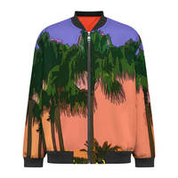 All Over Print Hommes Automne Sports Fans Outdoor Zipper Streetwear Tactical Jacket Bomber Jacket Airforce Flight Pilot Jackets
