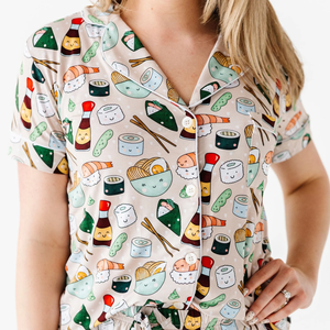 מפעל הסיטונאי מודפס בגדי שינה בקיץ פיג 'מה לנשים ערכות פיג' מה פרחוני במבוק נשים ערכות נשים - Product Image 3