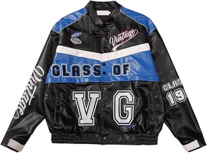 Écussons en chenille brodés sur mesure OEM Veste softshell d'extérieur légère à manches longues Letterman Bomber Varsity Jacket pour le printemps - Product Image 2