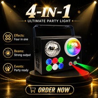 XS-W605 Projecteur laser 4-en-1 DMX512 à effets de faisceau coloré pour DJ, soirées et spectacles sur scène