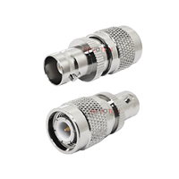 Conectores de fábrica 50 Ohm TNC macho MACHO enchufe a BNC hembra HEMBRA Jack adaptador de conector RF en Stock