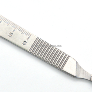 China GZJY Marca Instrumentos quirúrgicos básicos de acero inoxidable Fuente de alimentación manual #3 Mango de hoja de bisturí de alta temperatura - Product Image 3