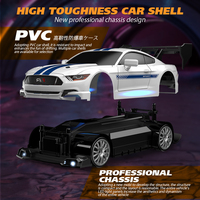 Voiture de course RC 88RC 8602 à l'échelle 1:24, semi-propulsive, 4 canaux, 2,4 GHz, télécommande, haute vitesse, intérieur-extérieur