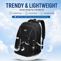 Sac à dos pour ordinateur portable 15 pouces pour hommes et femmes, idéal pour les voyages d'affaires et l'école, imperméable, grande capacité, léger