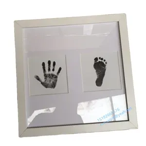 Экологически чистые деревянные мульти фото рамка для фотографий для упаковки крема для рук и ног печати комплект для новорожденного ребенка зажим для фоторамки из МДФ в 30x30 см, подарок