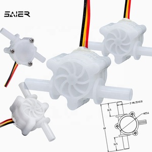 Датчик расхода воды магнитный датчик расхода воды пластиковый компактный датчик расхода турбины для питьевой воды - Product Image 4