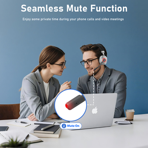 Auriculares inalámbricos en la oreja con micrófono <span class=keywords><strong>Boom</strong></span>, conexión dual y respaldo por cable - Product Image 4