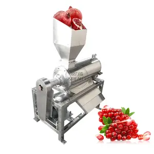 OEM 0.5T Automatische Granatapfel-Apfelsaft presse Entsafter Extraktor Frucht samen Entfernen von Beeren maschine Edelstahl