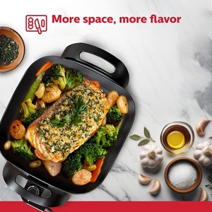 Đồ gia dụng chảo điện Chảo điện với điều chỉnh nhiệt độ điều khiển pfoa-miễn phí không dính lớp phủ đa chức năng nồi - Product Image 5