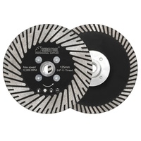 Lame de scie circulaire en diamant fritté de qualité industrielle de 4,5 à 9 pouces, disque de coupe, disque de meulage, disque abrasif avec bride, personnalisable OEM