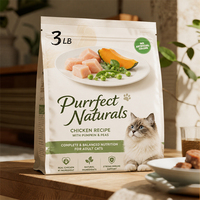 Fabricant d'emballages pour aliments pour animaux de compagnie – Sachets à fond plat à 8 soudures latérales, imprimés sur mesure, refermables avec fermeture éclair, prix de gros OEM