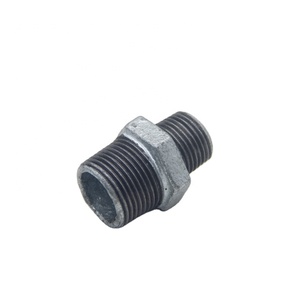 High quality BS NPT DIN <strong>reducing</strong> <strong>hexagon</strong> <strong>nipples</strong> galvanized malleable iron pipe fitting for fire fighting system - Product Image 3