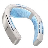 TORRAS COOLiFY Cyber ​​Neck AC Pendingin Udara Portabel Ultimate Immersive Cooling Kipas Portabel Isi Ulang 6000 MAh Layar Digital Plastik
