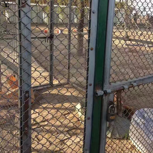 YC bán buôn nhúng nóng mạ kẽm Cyclone dây lưới 8 ft Chuỗi liên kết hàng rào CuộN PVC tráng Chuỗi liên kết hàng rào Bảng điều chỉnh - Product Image 2