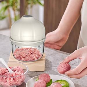 Picadora de Carne Eléctrica con Cuchilla de Acero Inoxidable, Carcasa de Plástico, Control de Botón, Procesador de Alimentos Multifuncional para Cocina - Product Image 4