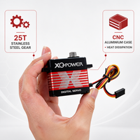 Servo de 25T con Engranajes de Acero, 85kg, XQ-POWER, Sin Escobillas, Programable, Impermeable, Carcasa de Aluminio CNC, Alto Voltaje, para Coche RC y Robot