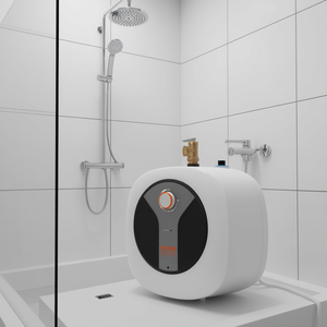 DB 1440W 2.5-Gallon <b>Mini</b> Tank Electric Water <b>Heater</b> With Safety Pressure Valve Wall-Mounted Mechanical Control Plastic Housin - Product Image 2