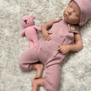 Bambola Reborn Realistica da 18 Pollici Kit Neonato Realistico da 18 Pollici Corpo Intero in Silicone al Platino Bambola Nera Non Dipinta per Bambini - Product Image 2