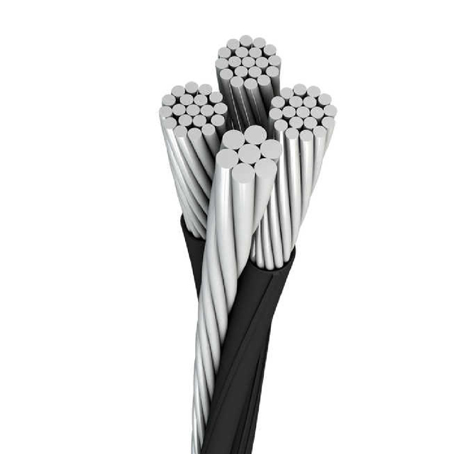 Wholesale ABC Cable Aluminum Conductor XLPE PE LDPE PVC Insulated Overhead Drop Cable Copper Duplex Triplex Quadruplex Service