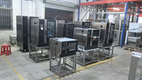 20-bakjes commerciële elektrische combi-stoomoven
