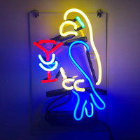 Enseignes au néon en verre personnalisé mural, lettres lumineuses, ligne Flexible et colorée pour décoration