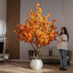 شجرة كرز صناعية كبيرة للبيع بالجملة مباشرة من المصنع، لديكور حفلات الزفاف والفنادق والمنازل، نباتات صناعية - Product Image 4
