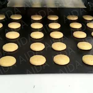 Máquina de llenado de crema para galletas y pasteles con inyección y corte por hilo, pequeña máquina depositadora de galletas y bizcochos - Product Image 3