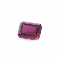 ROOMY 5A haute qualité étape taille émeraude Czochralski laboratoire cultivé Pigeon sang rouge rubis pierre précieuse pour bijoux sang rouge rubis anneau