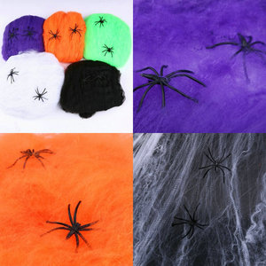 Factory <strong>Sale</strong> Prop Small Spider Web <strong>Halloween</strong> Garden <strong>Decoration</strong> <strong>Halloween</strong> Cobweb House Luminous Toy Festival Bar <strong>Decoration</strong> - Product Image 2