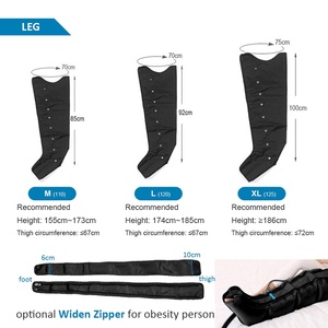 Masajeador de Compresión de Aire, Botas de Fisioterapia Recargables con Diseño Portátil para Relajación Muscular y Drenaje Linfático - Product Image 4