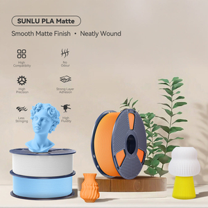 For PLA Matte High Speed 3D Filament Multicolor High Precision No Warping Smooth Finish 3D <b>Printer</b> Filament 1kg - Product Image 4