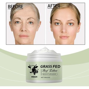 Bán buôn chăm sóc da Beauty Hydrating làm trắng sáng cỏ Fed Whipped Thịt Bò mỡ động vật mật ong Balm Mặt Kem - Product Image 5