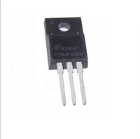 Diode redresseuse FFPF20UP20DNTU F20UP20DN FFPF20UP20DN neuve d'origine, 1 phase, 2 éléments, 10A, 200V, TO-220F, composants électroniques