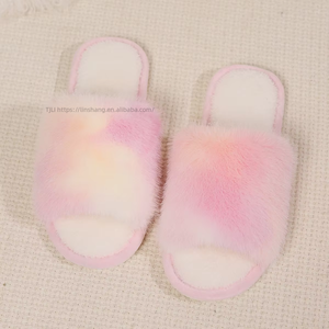 Women's Luxury Furry Faux Fur for Slippers for Autumn Winter Plus Size Indoor Cotton Shoes With Plush Warm <b>Slides</b> Soft Cushionin - Product Image 6