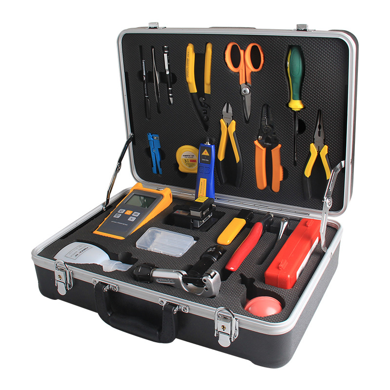 MT8457 FTTH FTTX Tool Box Crimp Tool RJ45 Hand Network Tools Kit