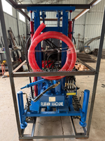 Machine de forage de puits d'eau sur chenilles portable, prix usine, profondeur 150m, petite foreuse à vendre