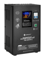 MINGCH Régulateur de tension automatique mural 500VA 1KVA2KVA3KVA 5KVA8KVA10KVA pour alimentation électrique Monophasé AC 220V 240V AVR