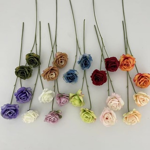 Nuevas Flores Artificiales Decorativas 3D para Bodas, Modelo C-Y-S, Arreglo Floral de Rosas Anna de 2 Cabezas, Decoración para Hogar, Hotel y Fotografía - Product Image 2