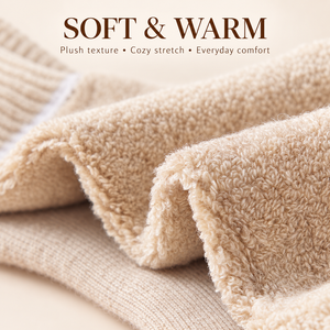 Premium Merino Wool <b>Socks</b> 93% Wool Blend Soft Touch Breathable Comfort <b>Winter</b> Casual Thick Knit <b>Socks</b> for Adults - Product Image 3