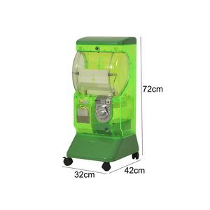Yarı Saydam Yeşil Gachapon Makinesi Orijinal Üretici Kapsül Oyuncak Otomatı Bükülmüş Yumurta Mini Gacha Gachapon Otomatı - Product Image 3