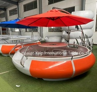 12 personnes petit polyéthylène électrique en caoutchouc péniche de débarquement panga bateau télécommande banane pagaie luxe barbecue donut grill bateaux