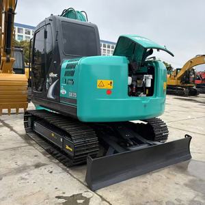 รถขุดไฮดรอลิกขนาดเล็ก Kobelco SK75 7 ตัน สภาพดี ระบบตีนตะขาบ ชั่วโมงการทำงานต่ำ ขาย - Product Image 1