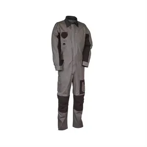 OEM Custom Logo High Quality Workers Work Clothing FR Uniforms Overall Suit Flame Fire Resistant Safety Workwear Coverall